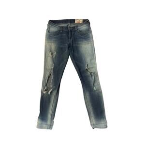 Women 25 Siwy Denim Hannah Jeans I Don't Care Wash Pants Distressed Stretch USA